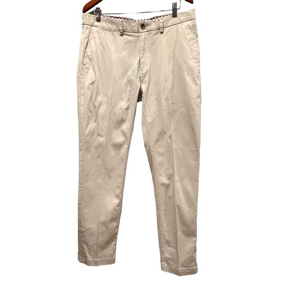 Ben Sherman Men's Slim Fit Stretch Chino Pants, Cotton, Putty, 36x32 - Picture 12 of 12